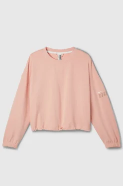 Free FWD Women's Terry Cropped LS Top