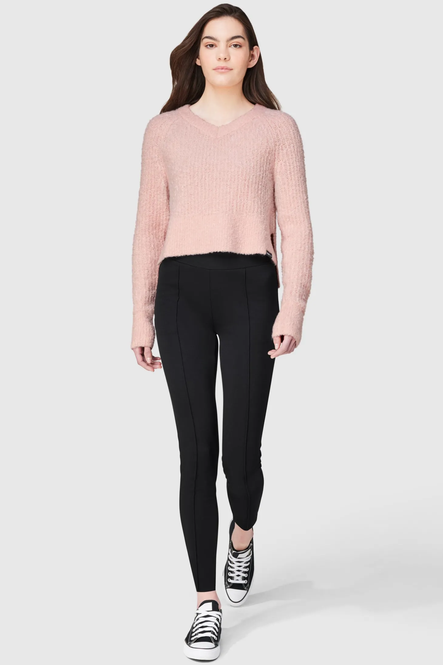 Friday FWD Women's Tech Chunky V-Neck Sweater