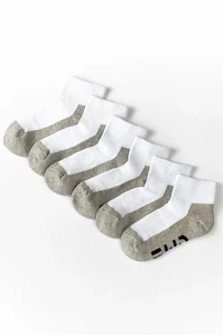 FWD Boy's Athletic Quarter Crew Socks - 6 Pack