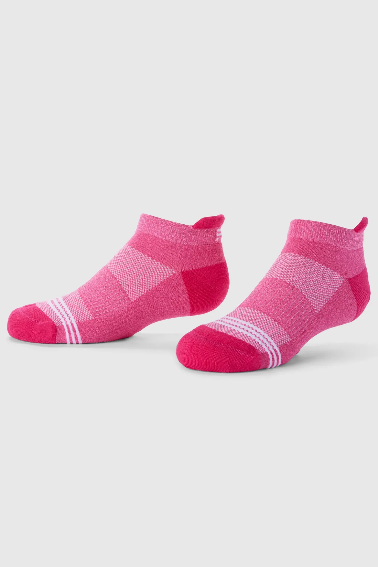 FWD Girl's Athletic Rise No Show Socks - Pack of 6
