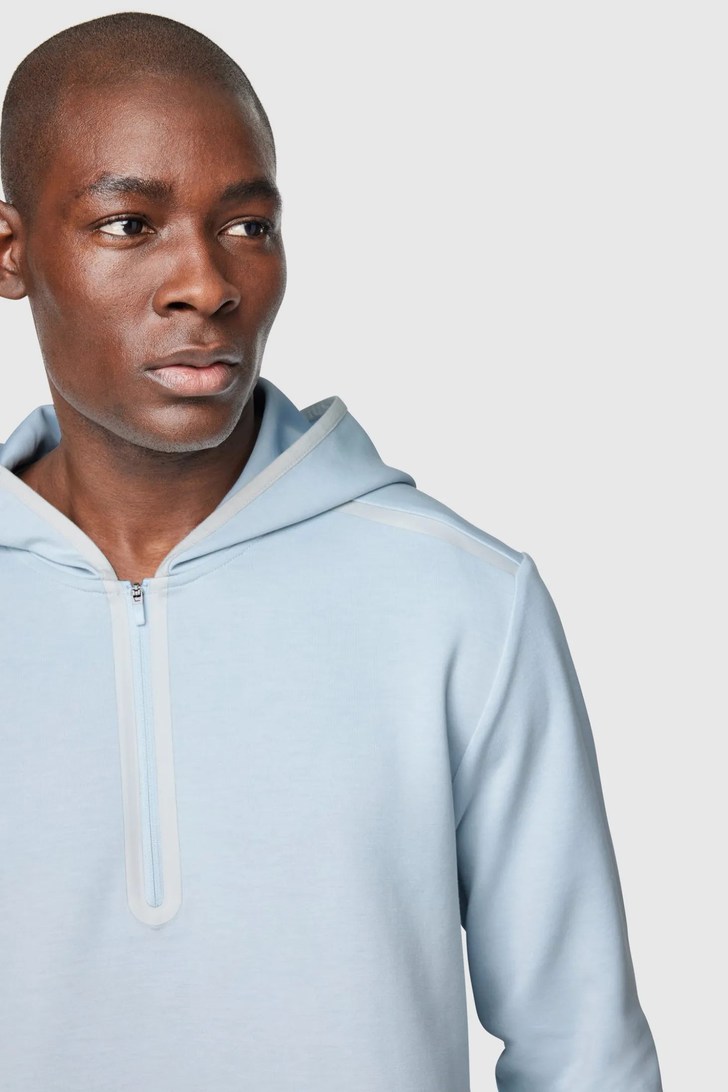 FWD Men's Core Spacer Knit 1/2 Zip PO Hoodie