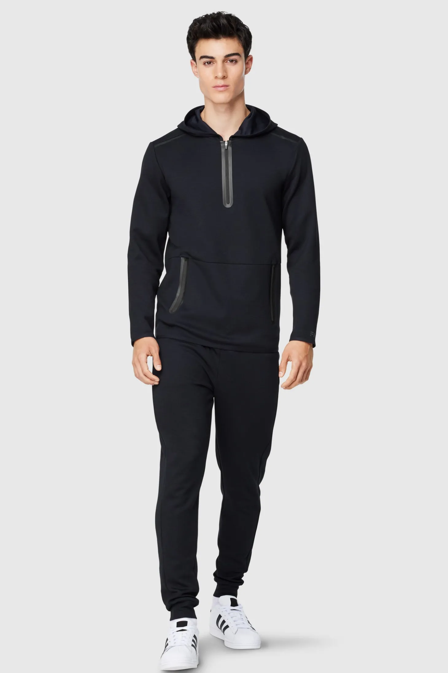 FWD Men's Core Spacer Knit 1/2 Zip PO Hoodie