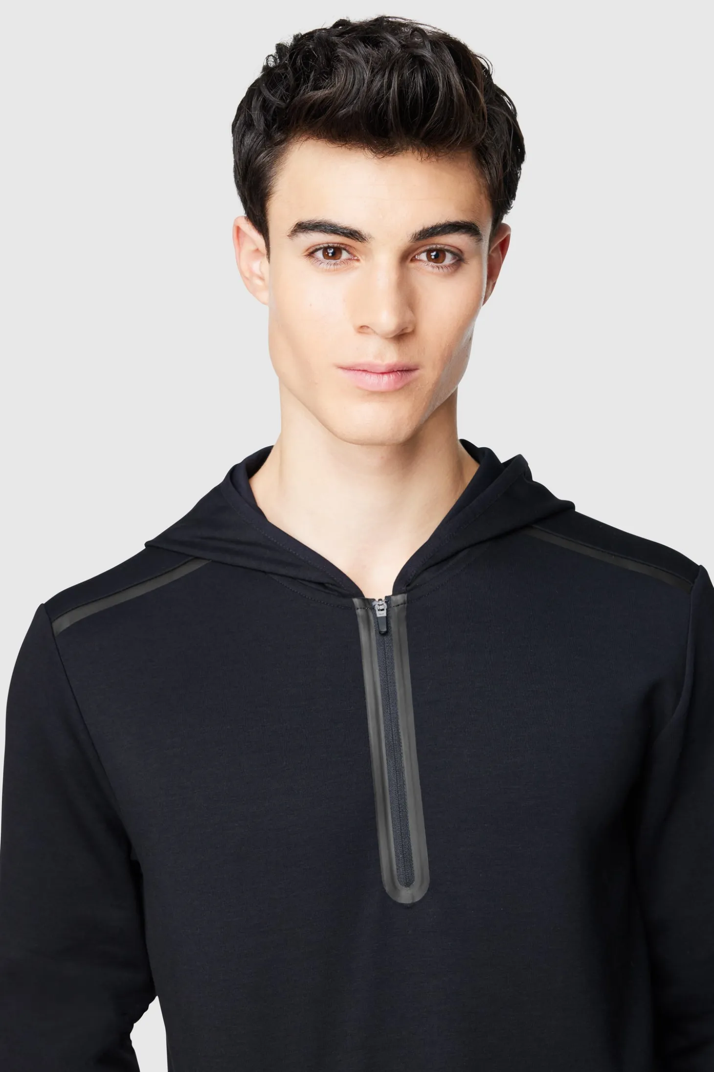 FWD Men's Core Spacer Knit 1/2 Zip PO Hoodie