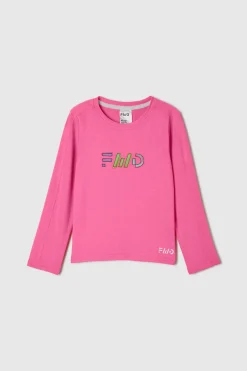FWD Toddler Girl's LS Printed Top