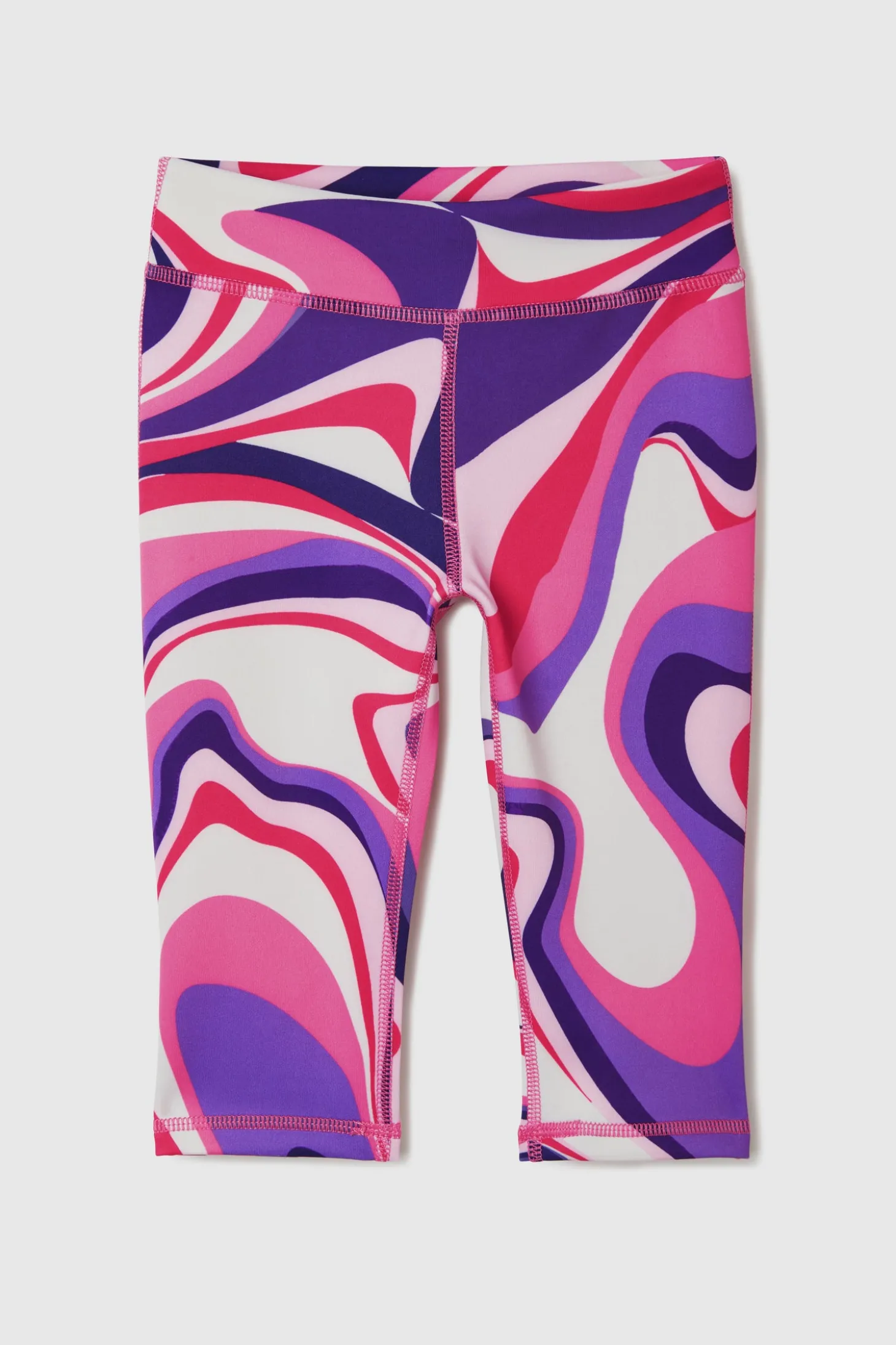 FWD Toddler Girls' Printed Crop Legging - Swirly