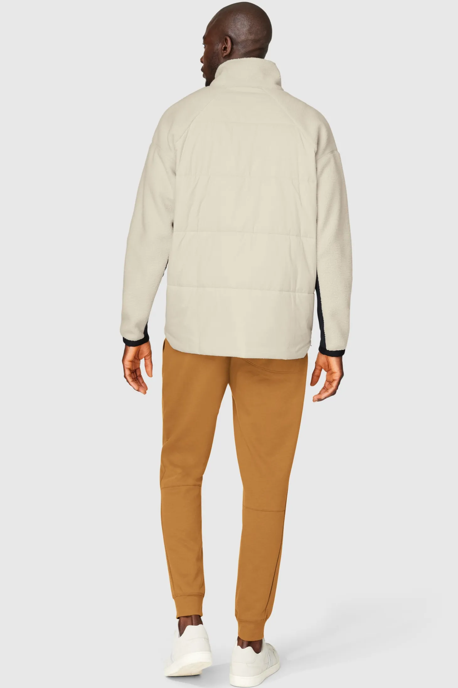 Push FWD Men's 1/4 Zip Sherpa Hybrid Jacket