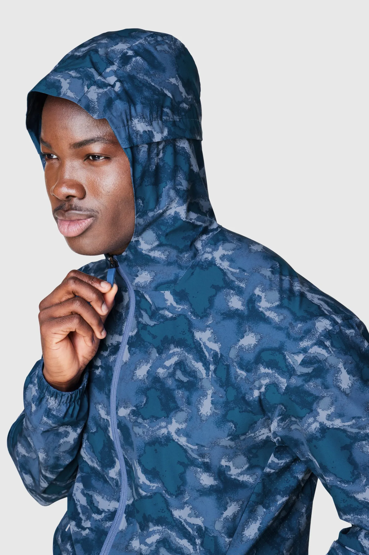 Push FWD Men's Aviate Stretch Packable Jacket Printed