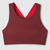 Push FWD Women's Multi-Strap Sports Bra, Medium Impact, Removable Pads