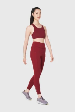 Push FWD Women's Multi-Strap Sports Bra, Medium Impact, Removable Pads