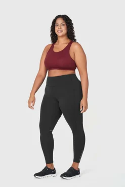 Push FWD Women's Plus Multi-Strap Sports Bra, Medium Impact, Removable Pads