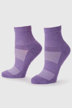 Women's Athletic Quarter Crew Socks - 6 pack