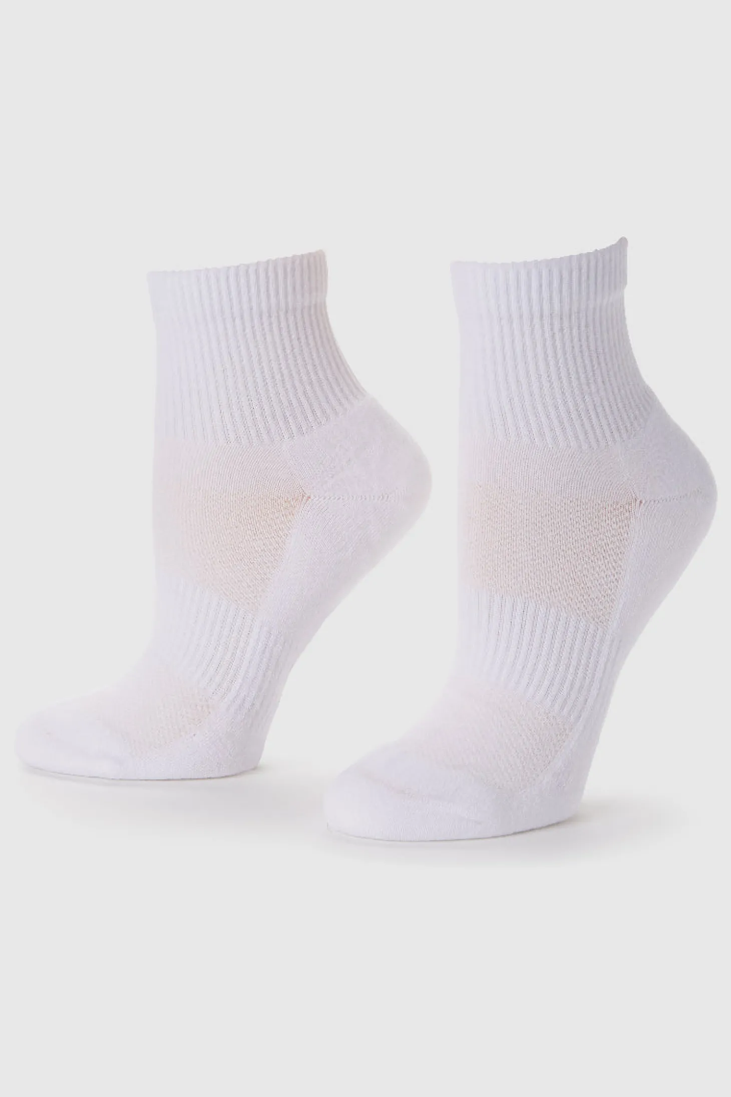 Women's Athletic Quarter Crew Socks - 6 pack